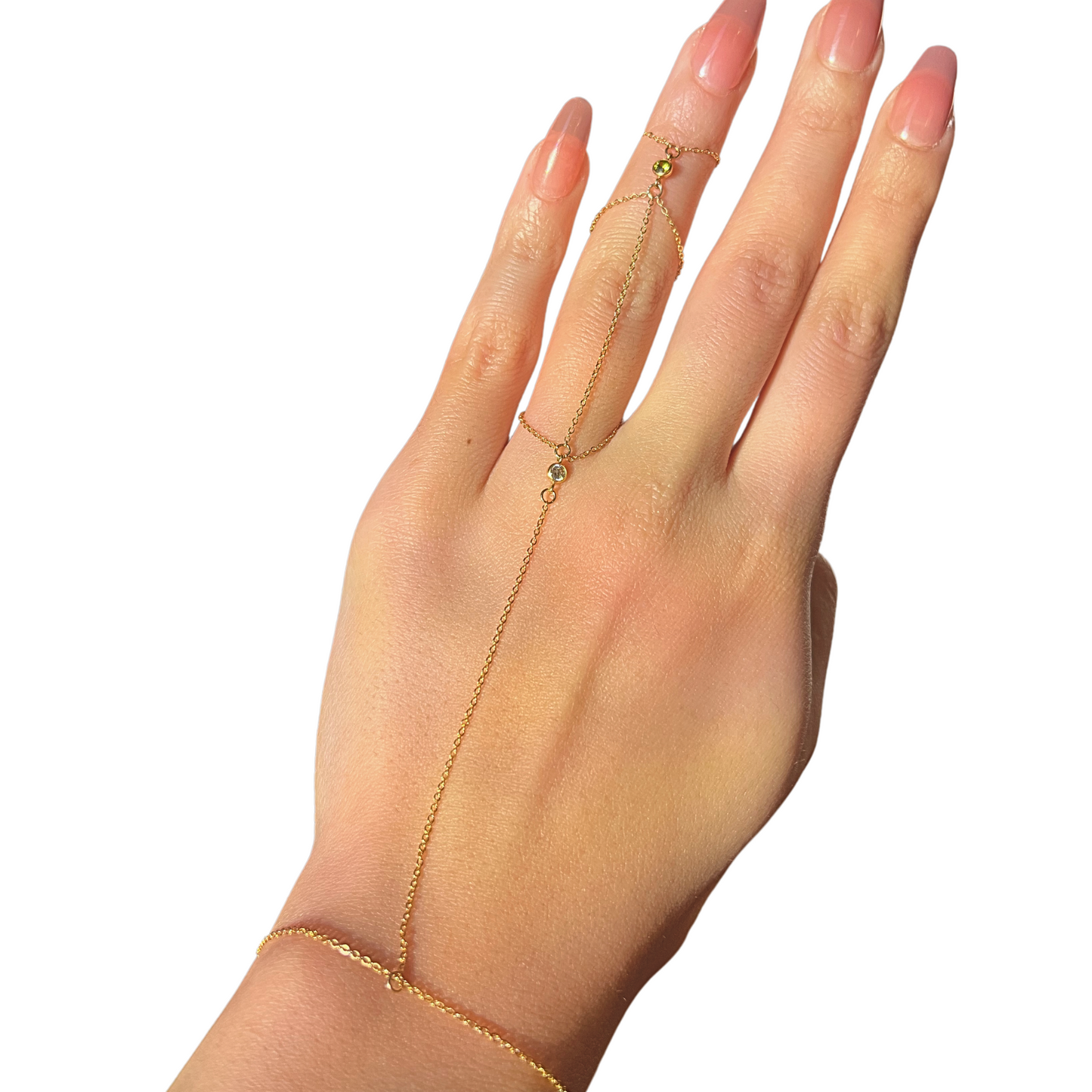 Gilded Lace Hand Chain