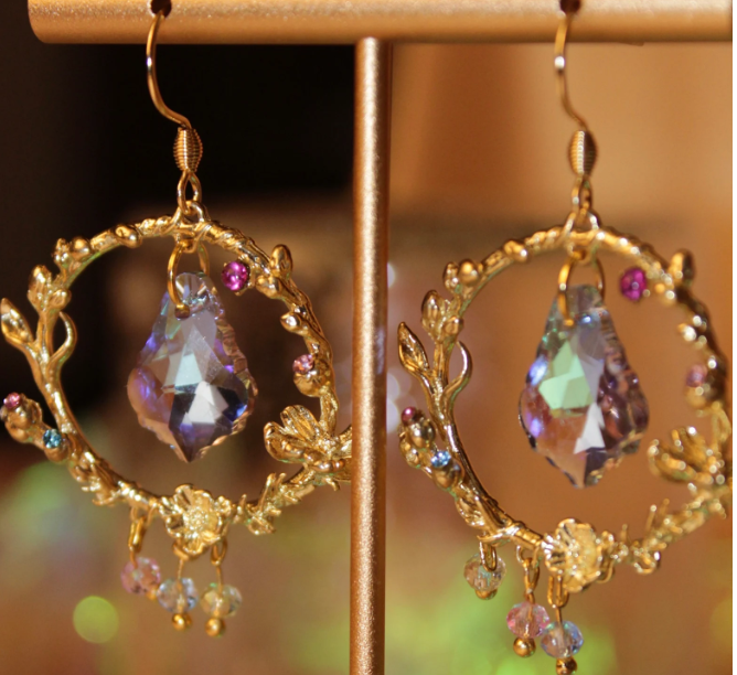Fairy Wreath Earrings