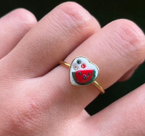 Watermelon Palestine Ring