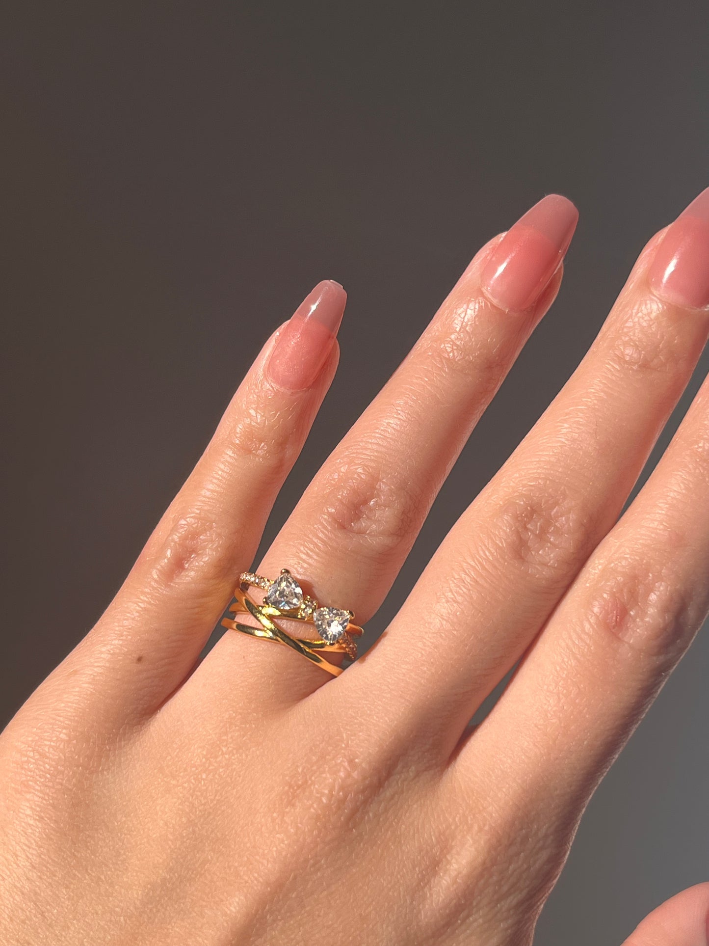 Radiant Knot Ring