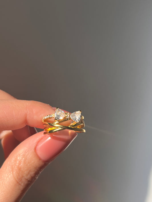 Radiant Knot Ring