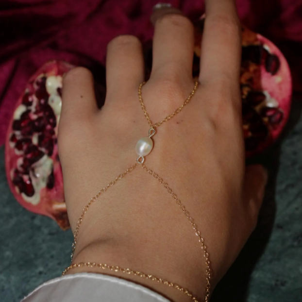 Aphrodite Hand Chain Bracelet
